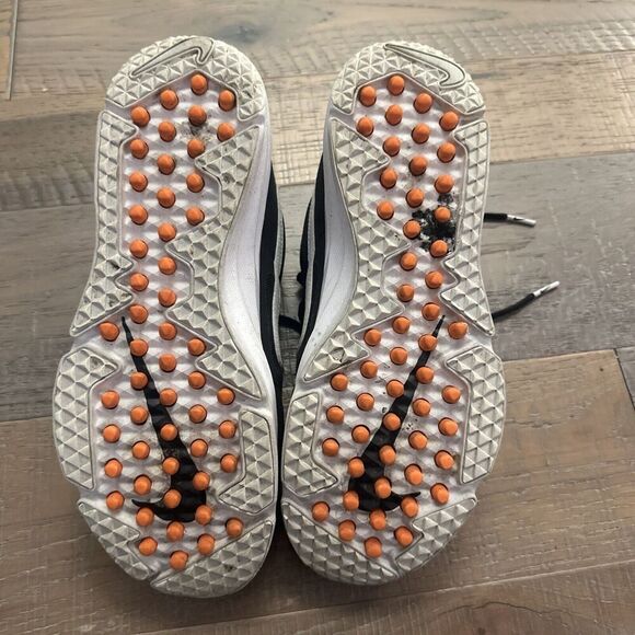 Nike Baseball Turf Cleats Men’s Sz. 8.5 Black Alpha Huarache Elite 2 TF Slo - Picture 11 of 13